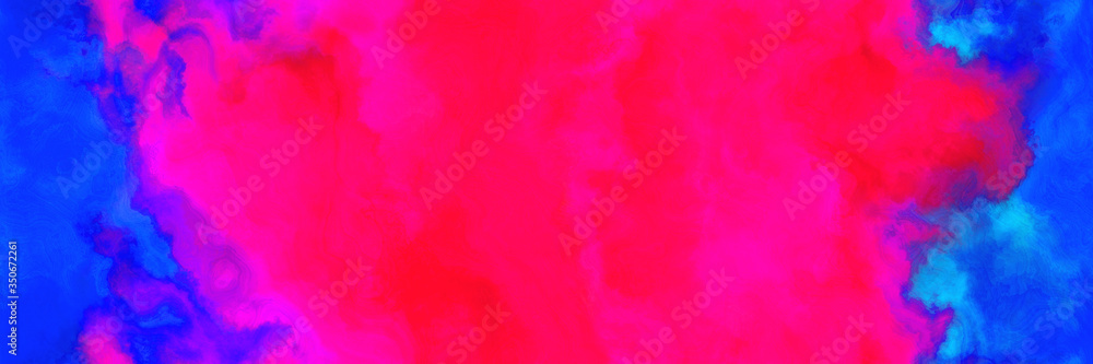 seamless pattern abstract watercolor background with watercolor paint with bright pink, royal blue and dark violet colors. can be used as web banner or background