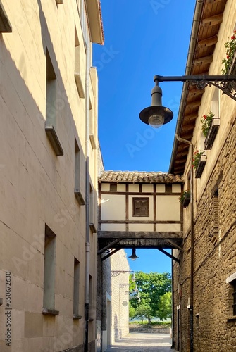 Pamplona. España. Calle redin. meson caballo blanco photo