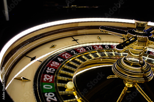 handmade wooden roulette wheel