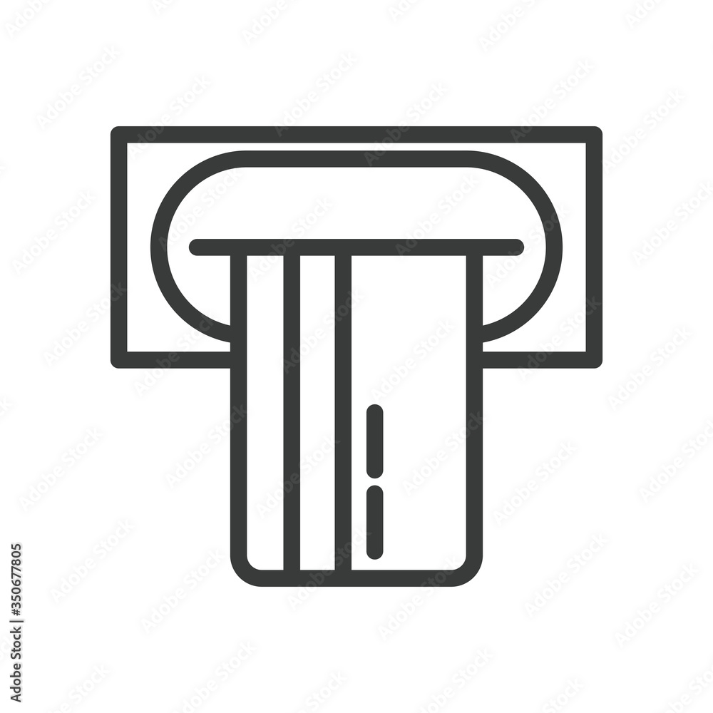 credit card line style icon credit card line style icon
