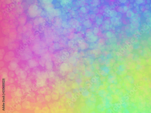 Abstract bright multicolored background with circles