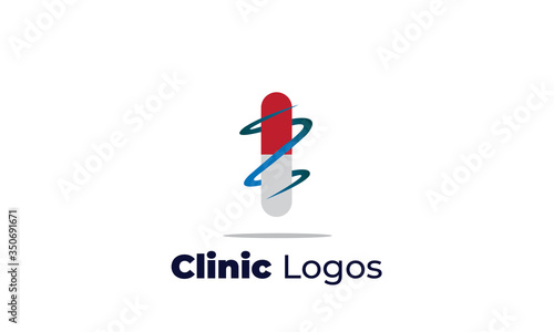 clinic logos can also for clinic logos, medical logo, eye specialist clinic, health care, dental clinic, beauty clinic, drugstore, pharmacy, Nutritionists, Nurses, midwife 
designed with a modern