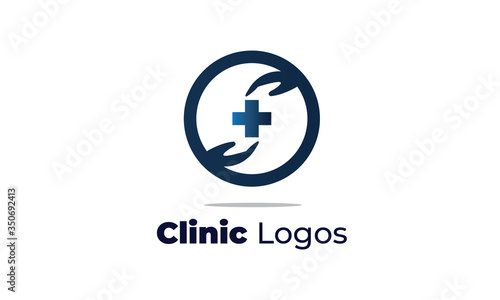 clinic logos can also for clinic logos, medical logo, eye specialist clinic, health care, dental clinic, beauty clinic, drugstore, pharmacy, Nutritionists, Nurses, midwife 
designed with a modern