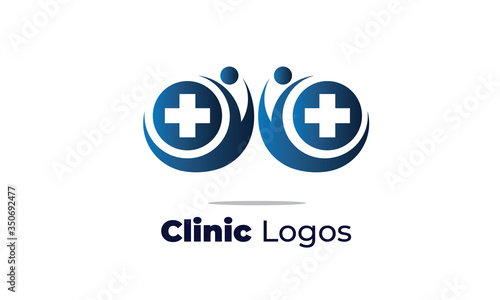 clinic logos can also for clinic logos, medical logo, eye specialist clinic, health care, dental clinic, beauty clinic, drugstore, pharmacy, Nutritionists, Nurses, midwife 
designed with a modern