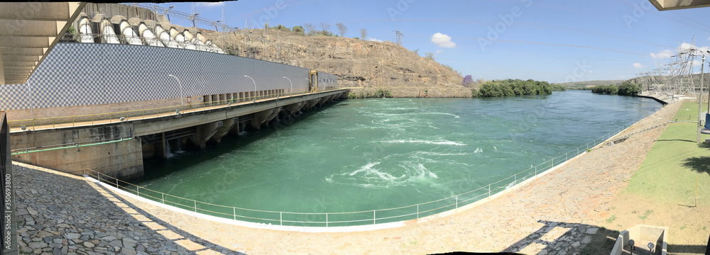 Hidrelétrica de Furnas em Capitólio Minas Gerais