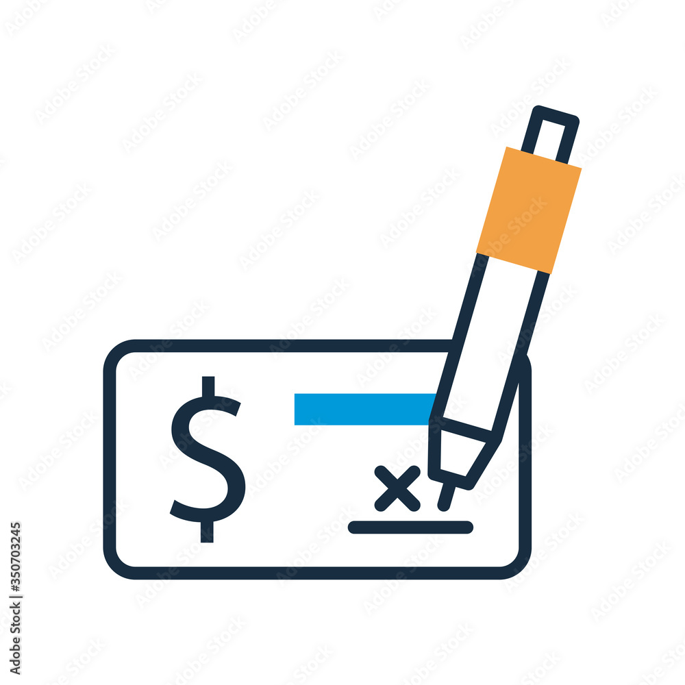 banknote check fill style icon banknote check fill style icon