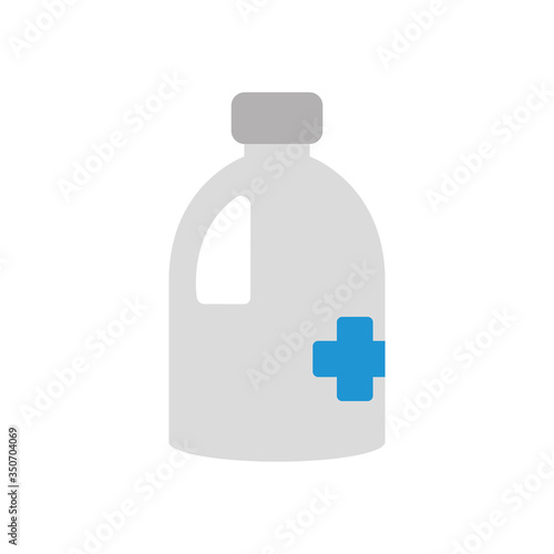 stay at home concept, alcohol bottle icon, flat style