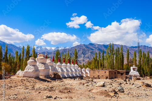 Thiksey Gompa Monastery near Leh, Ladakh photo