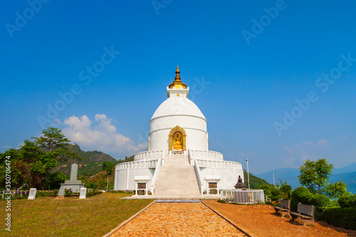 Shanti Stupa or World Peace Pagoda, Pokhara