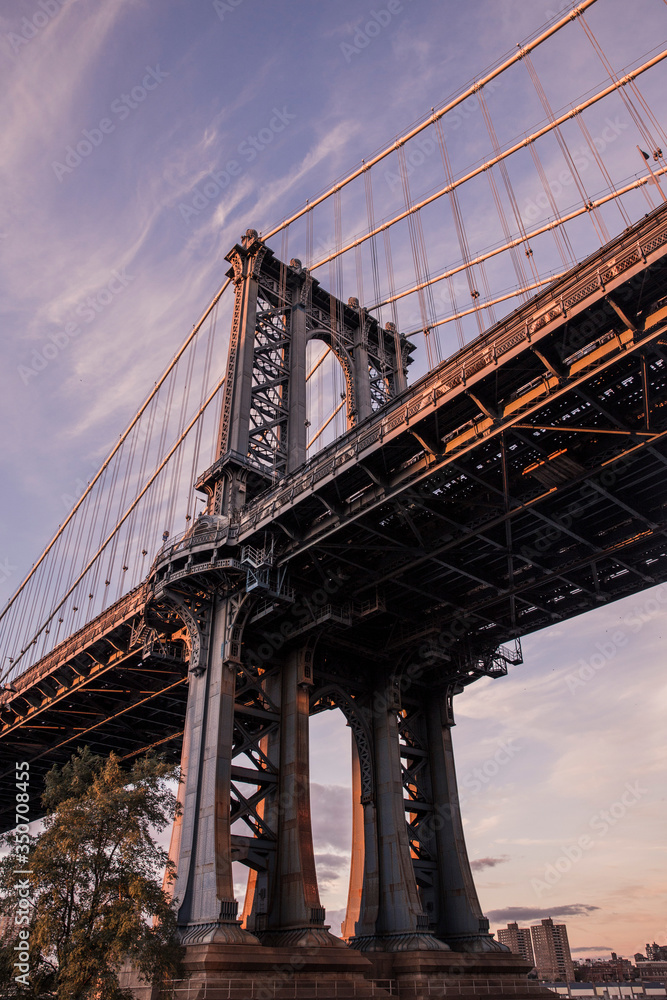 Naklejka premium city bridge city