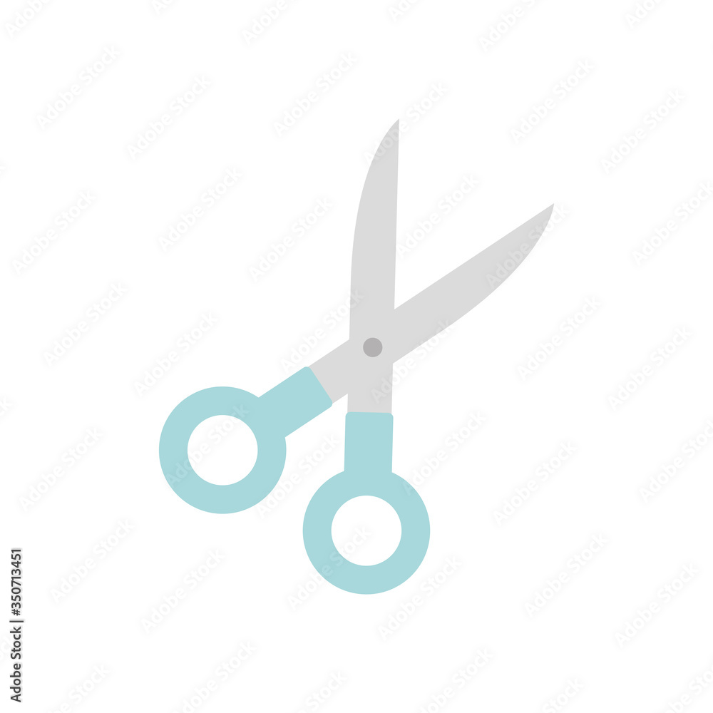 scissors tool icon, flat style scissors tool icon, flat style