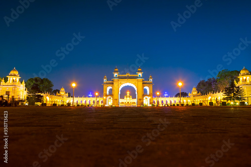 Mysore Royal Palace in India photo