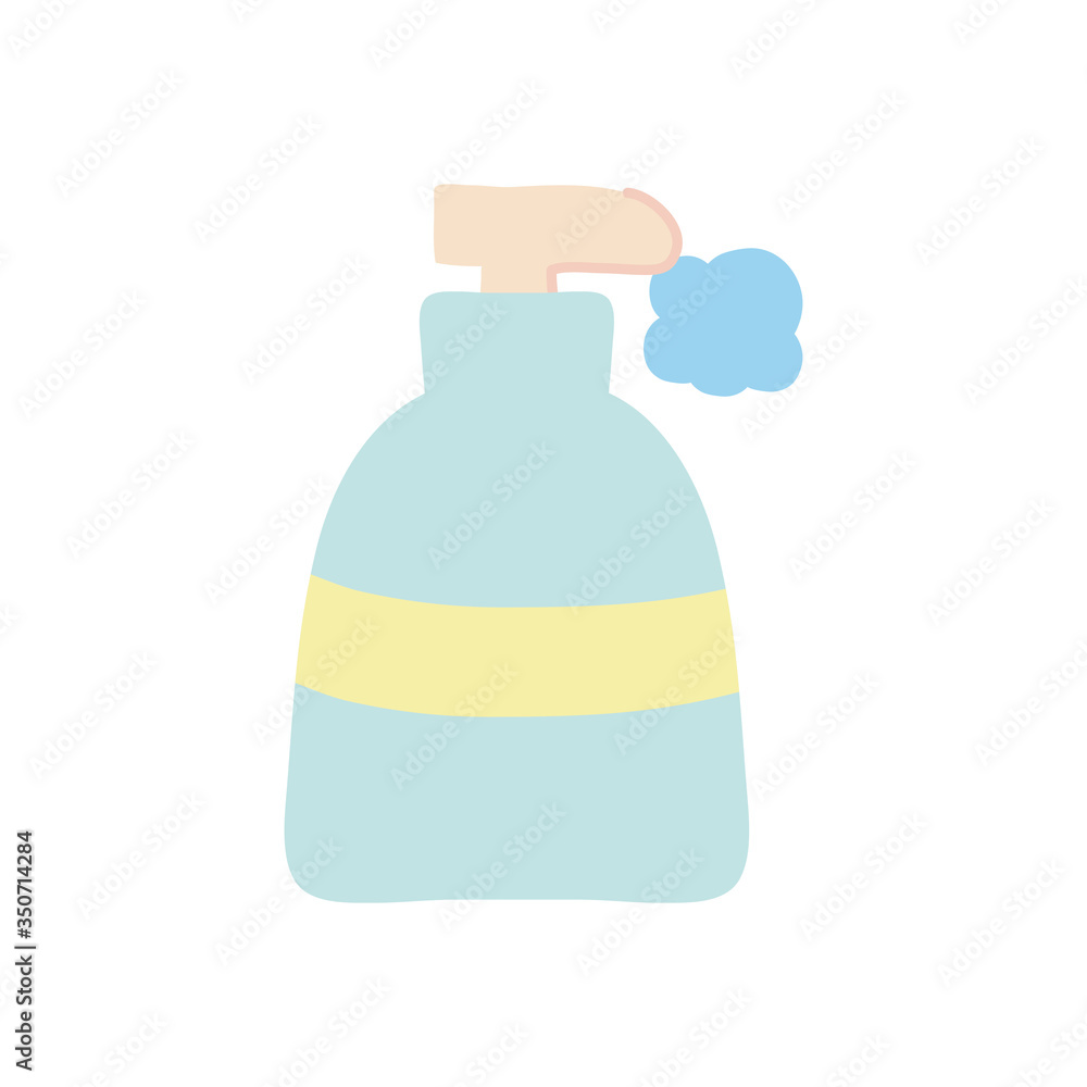 soap bottle icon, flat style soap bottle icon, flat style