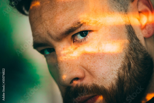 Schilderij op canvas Ragnar Eyes