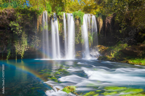 Fototapeta Naklejka Na Ścianę i Meble -  Duden waterfall park in Antalya