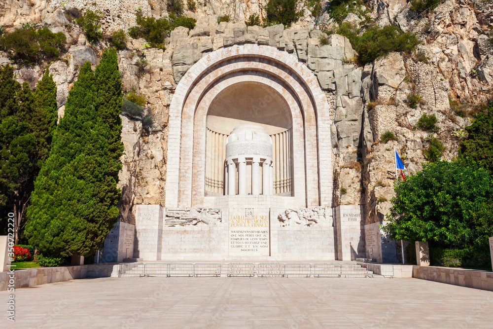 War Memorial monument in Nice