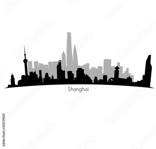 Shanghai vector Skyline