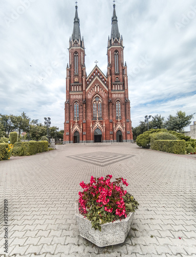 The parish church of the Blessed Virgin Mary of the Rosary in Pabianice - Poland