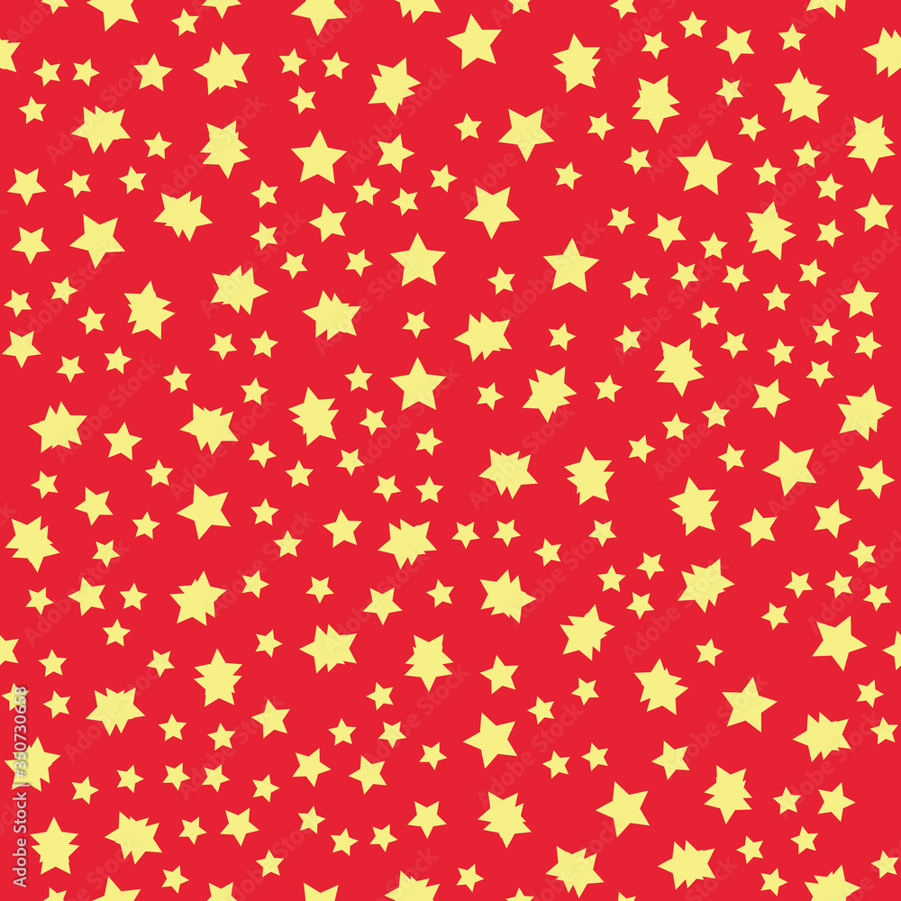 Stars seamless pattern red. Stars seamless pattern red.