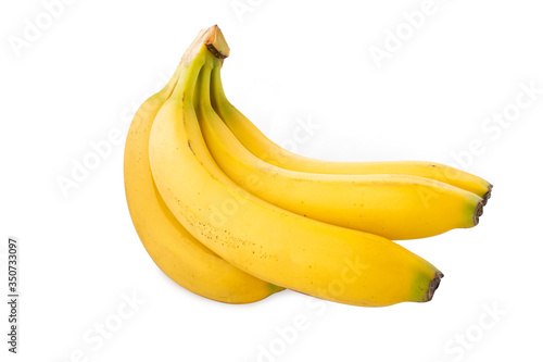 Banana, cross angle banana on white background (Tr- Muz)

