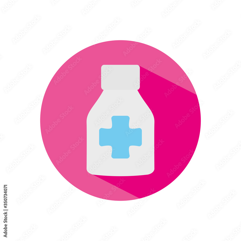 stop the spread concept, alcohol bottle icon, block flat style stop the spread concept, alcohol bottle icon, block flat style