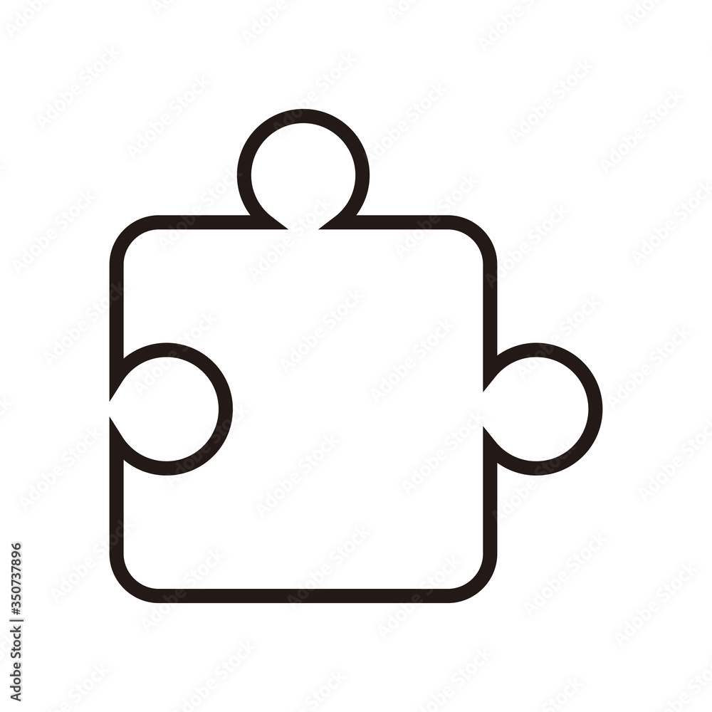 Puzzle vector simple icon vector illustration symbol Puzzle vector simple icon vector illustration symbol