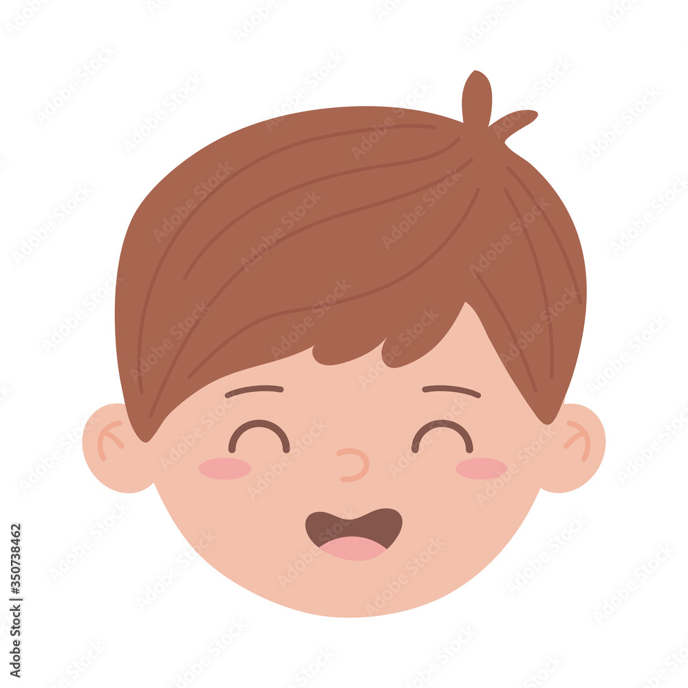Isolated boy cartoon vector design Isolated boy cartoon vector design