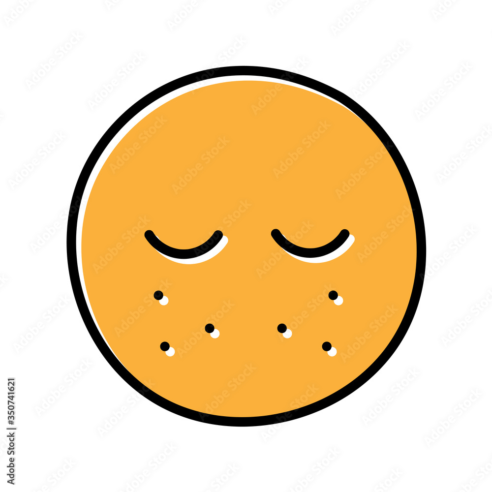 acne hand drawn icon vector design acne hand drawn icon vector design
