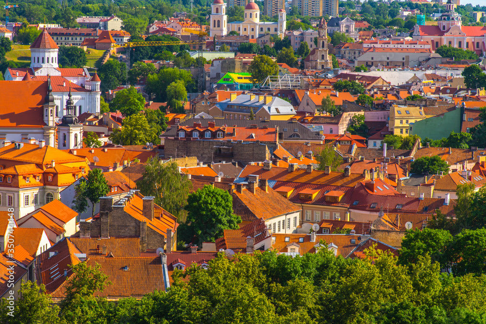 Fototapeta Widok na Stare Miasto (z Wieży Giedymina)