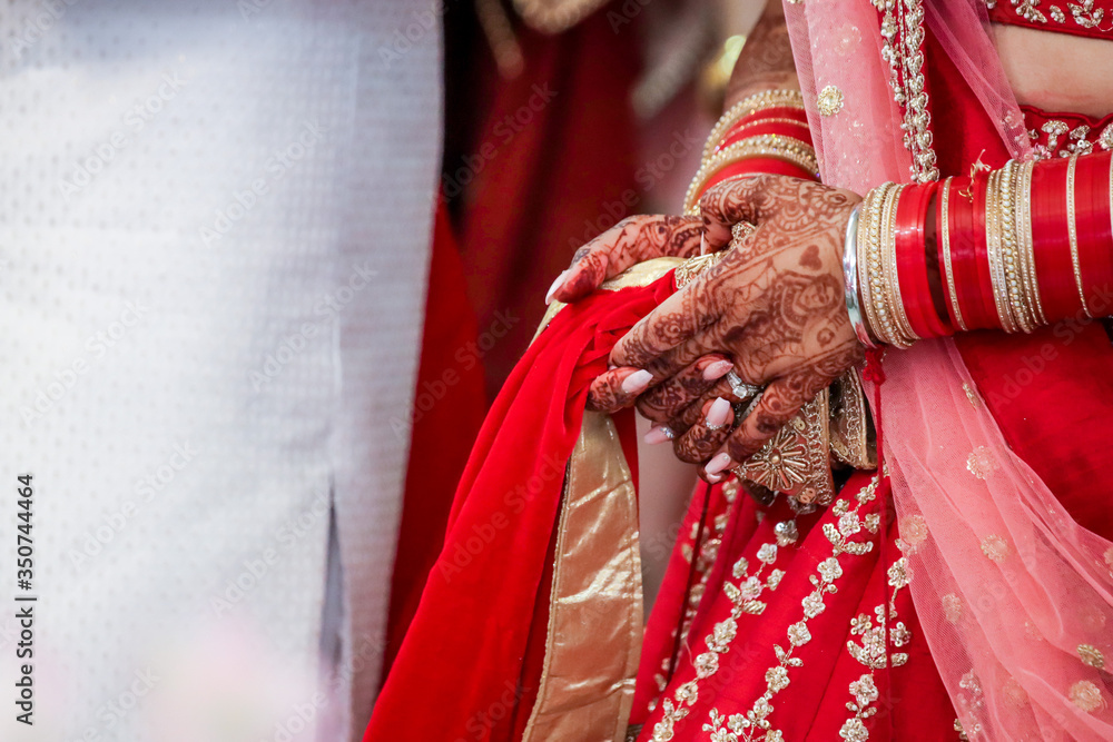 Indian Punjabi sikh wedding ceremony ritual items