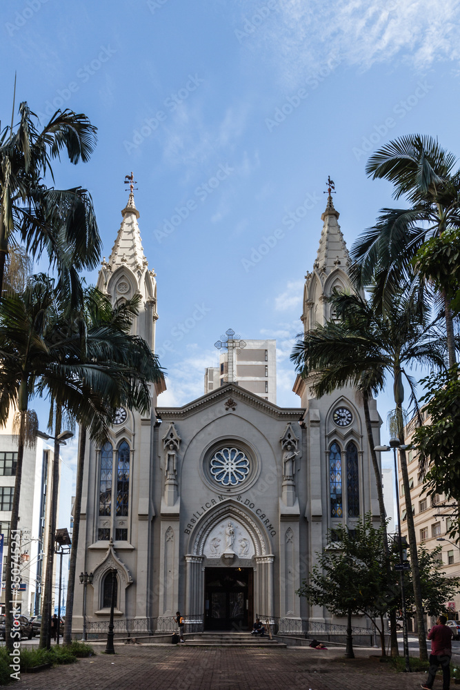 Basilica of Our Lady of Mount Carmel, church in Campinas, São Paulo Brasil.