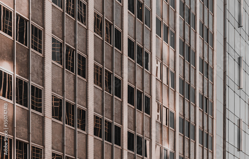 Hong Kong Modern Architecture  Hong Kong Business Building Closed up