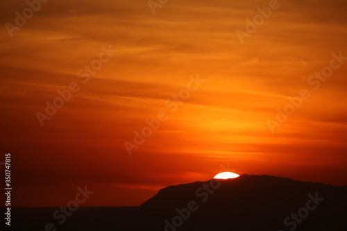 sunset over Catalina