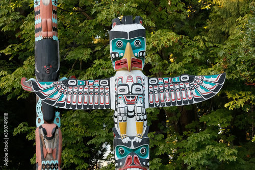Totem Poles of North American Indigenous Peoples.