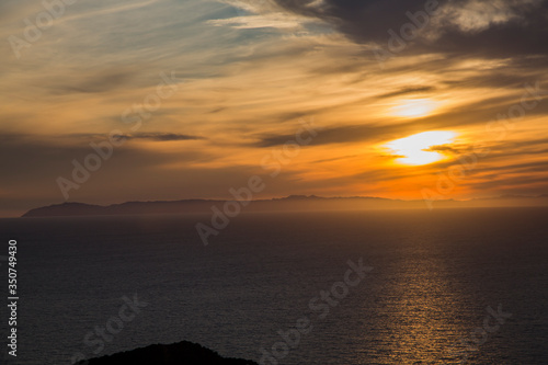 Sunset over Catalina