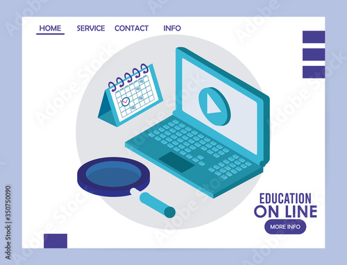 laptop and books education online tech