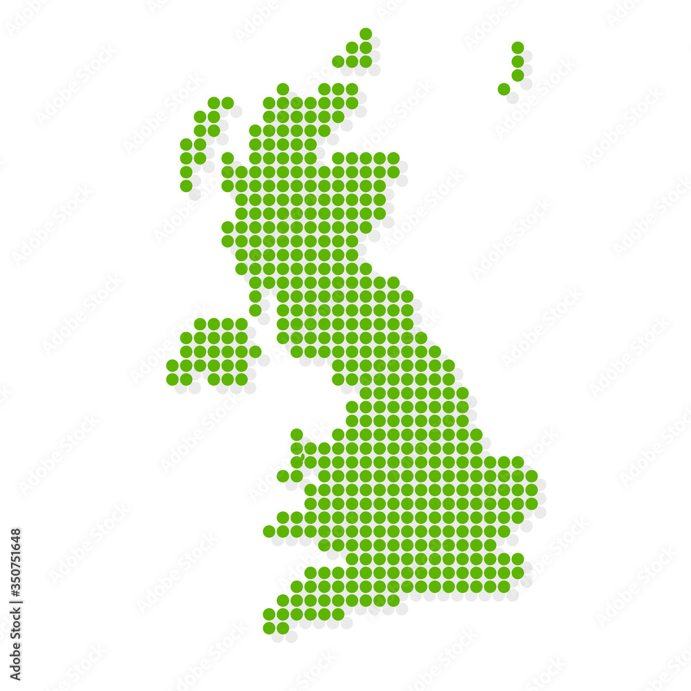 イギリス 地図 緑 アイコン イギリス 地図 緑 アイコン