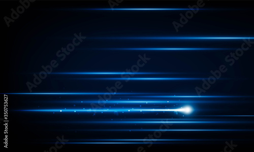 Abstract Laser Scan technology background with lights dark backdrop with Arrow Light out triangle background Hitech communication