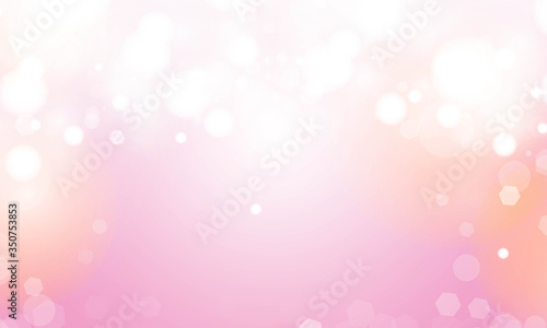 abstract pink background with blur bokeh light effect for wedding vector magic holiday poster design.