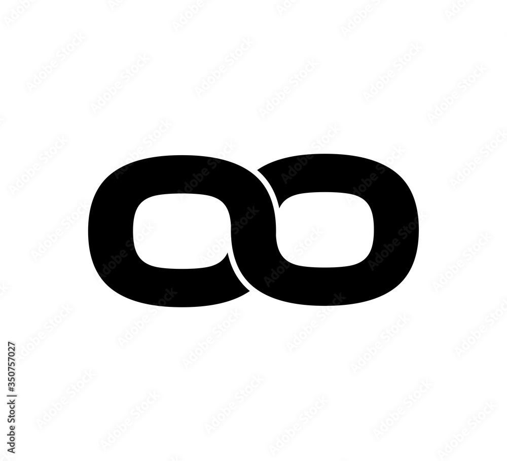 Initial 2 numbers Logo Modern Simple Black 00 Initial 2 numbers Logo Modern Simple Black 00