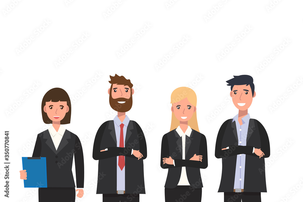 Business People teamwork ,Vector illustration cartoon character. Business People teamwork ,Vector illustration cartoon character.