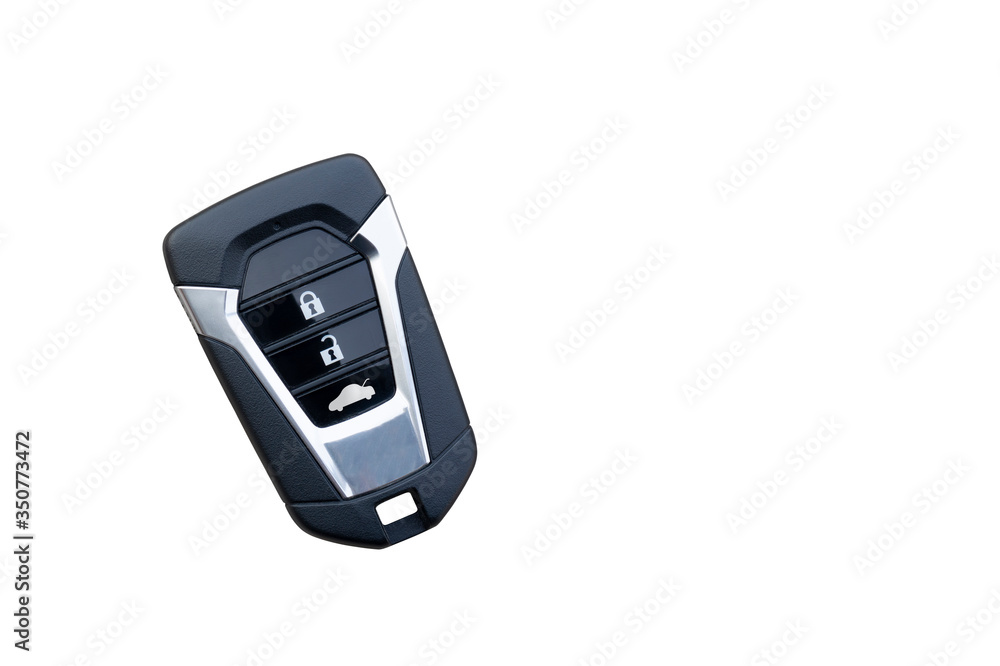 Remote control car Intelligent key theft prevention modern innovation for comfort and safety which has a push start system isolated on white background. Remote control car Intelligent key theft prevention modern innovation for comfort and safety which has a push start system isolated on white background.