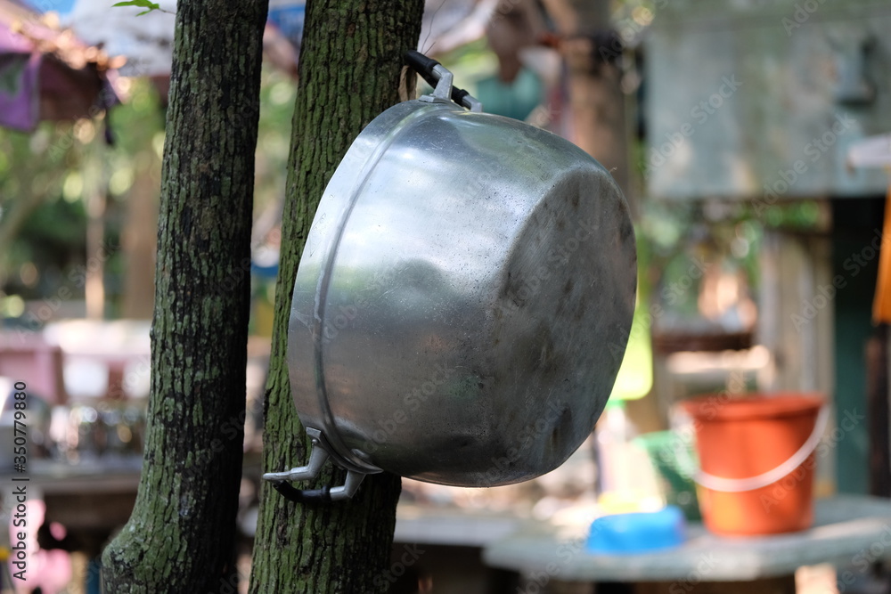 Hanging storage for kitchen utensils when not in use. Hanging storage for kitchen utensils when not in use.