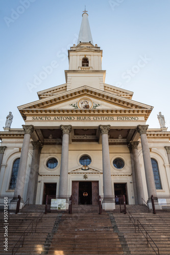 basilica church  of sancto antonio hujus civitatis patrono in americana sao paulo brazil
