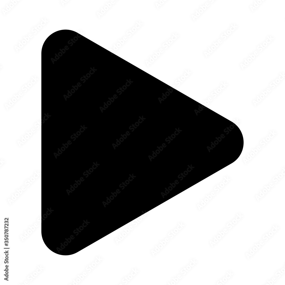 Isolated play silhouette style icon vector design Isolated play silhouette style icon vector design