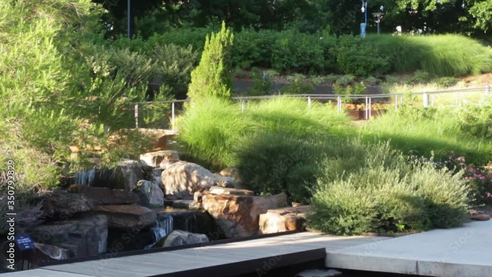 Myriad Botanical Garden river in Oklahoma City Myriad Botanical Garden river in Oklahoma City