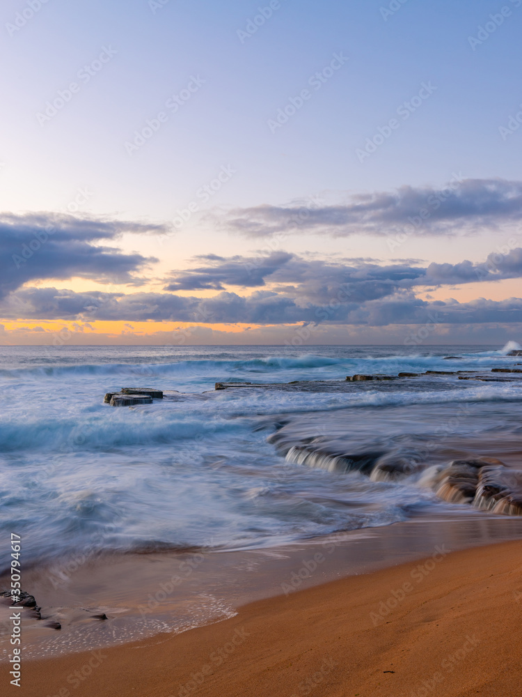 Dawn view at Turimetta Beach, Sydney, Australia.