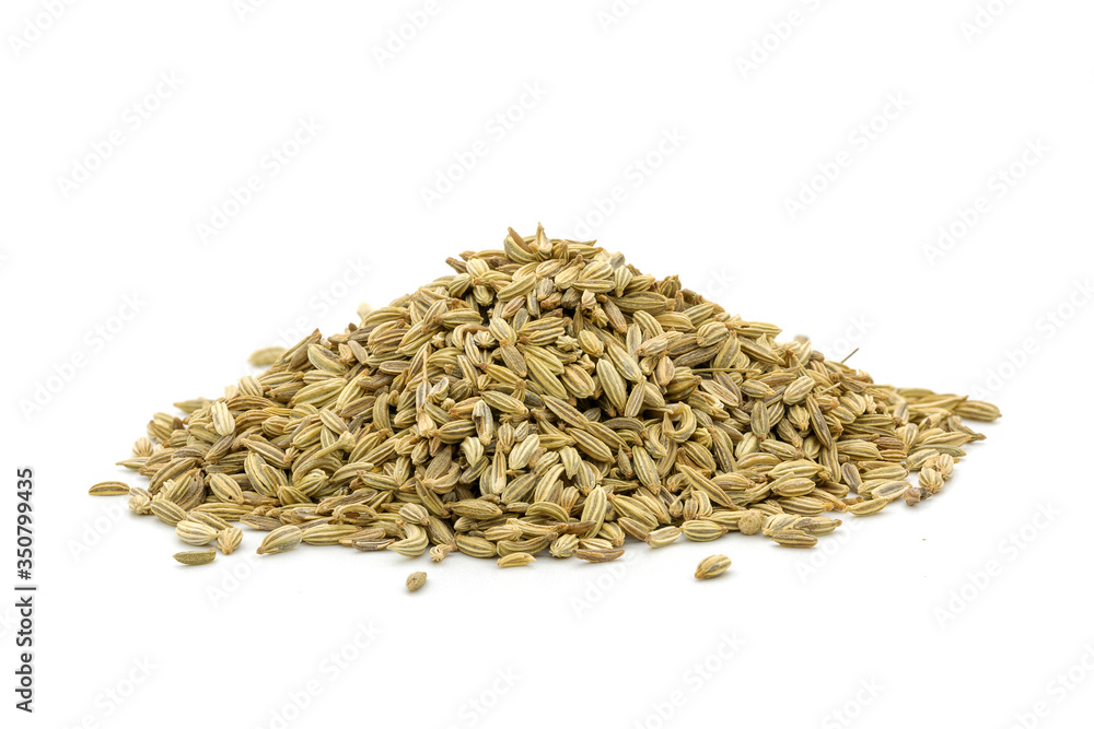 Cumin isolated on white background. Cumin isolated on white background.