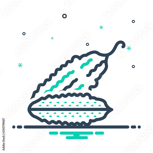 Mix icon for bitter gourd