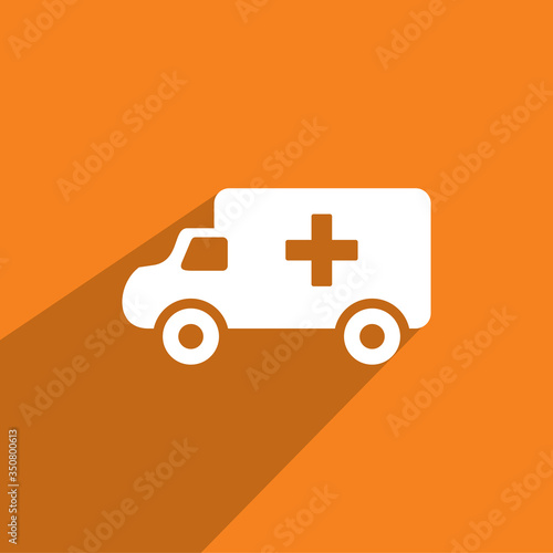 AMBULANCE ICON , HOSPITAL TRANSPORT ICON